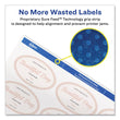 Oval Labels with Sure Feed and Easy Peel, 1.5 x 2.5, Glossy White, 180/Pack Flipcost Flipcost