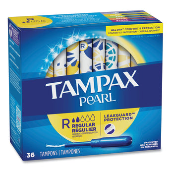 PROCTER & GAMBLE Pearl Tampons, Regular, 36/Box