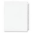 AVERY PRODUCTS CORPORATION Preprinted Legal Exhibit Side Tab Index Dividers, Avery Style, 25-Tab, 251 to 275, 11 x 8.5, White, 1 Set, (1340)