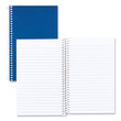 REDIFORM OFFICE PRODUCTS Single-Subject Wirebound Notebooks, Medium/College Rule, Blue Kolor Kraft Front Cover, (80) 7.75 x 5 Sheets