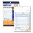 Rediform® Purchase Order Book, 12 Lines, Three-Part Carbonless, 5.5 x 7.88, 50 Forms Total