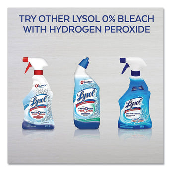 Bathroom Cleaner with Hydrogen Peroxide, Cool Spring Breeze, 22 oz Trigger Spray Bottle