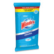 Glass and Surface Wet Wipe, Cloth, 7 x 8, Unscented, White, 38/Pack