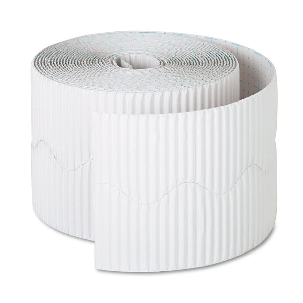 PACON CORPORATION Bordette Decorative Border, 2.25" x 50 ft Roll, White