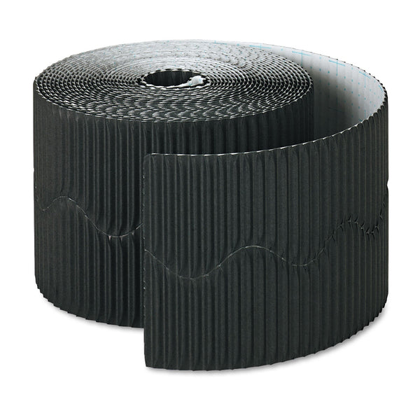 PACON CORPORATION Bordette Decorative Border, 2.25" x 50 ft Roll, Black