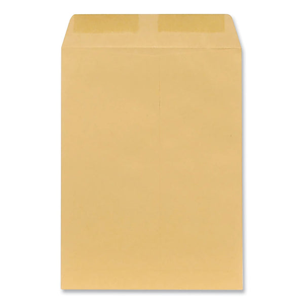Catalog Envelope, 28 lb Bond Weight Kraft, #10 1/2, Square Flap, Gummed Closure, 9 x 12, Brown Kraft, 100/Box Flipcost Flipcost