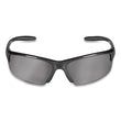SMITH AND WESSON Equalizer Safety Glasses, Gunmetal Frame, Smoke Lens, 12/Box