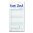 AMERCAREROYAL Guest Check Pad, 17 Lines, Two-Part Carbonless, 3.6 x 6.7, 50 Forms/Pad, 50 Pads/Carton