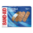 JOHNSON & JOHNSON Flexible Fabric Adhesive Bandages, 1 x 3, 100/Box