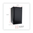 ALERA 3.2 Cu. Ft. Refrigerator with Chiller Compartment, Black
