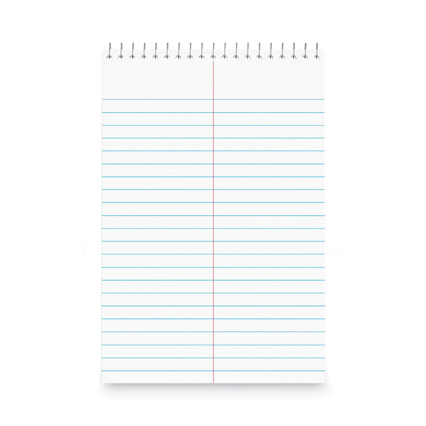 UNIVERSAL OFFICE PRODUCTS Steno Pads, Gregg Rule, Red Cover, 80 White 6 x 9 Sheets, 6/Pack