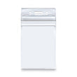 ADVANTUS CORPORATION Resealable ID Badge Holders, Vertical Orientation, Transparent Frost 2.68" x 5" Holder, 2.38" x 3.75" Insert, 50/Pack