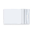 ADVANTUS CORPORATION Resealable ID Badge Holders, Vertical Orientation, Transparent Frost 2.68" x 5" Holder, 2.38" x 3.75" Insert, 50/Pack