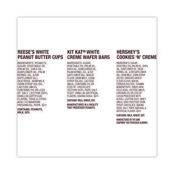 All Time Greats White Variety Pack, Assorted, 31.6 oz Bag, 64 Pieces/Bag, Ships in 1-3 Business Days