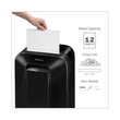 FELLOWES MFG. CO. Powershred LX170 Cross-Cut Shredder, 12 Manual Sheet Capacity