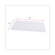ALERA Shelf Liners For Wire Shelving, Clear Plastic, 36w x 24d, 4/Pack