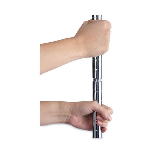 ALERA Residential Wire Shelving, Three-Shelf, 36w x 14d x 36h, Silver