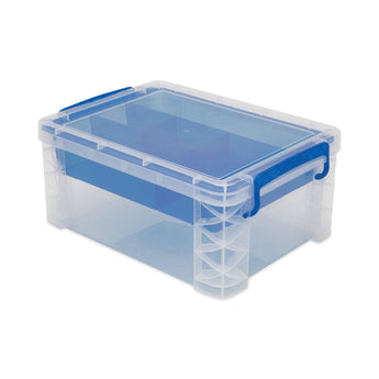 ADVANTUS CORPORATION Super Stacker Divided Storage Box, 6 Sections, 10.38