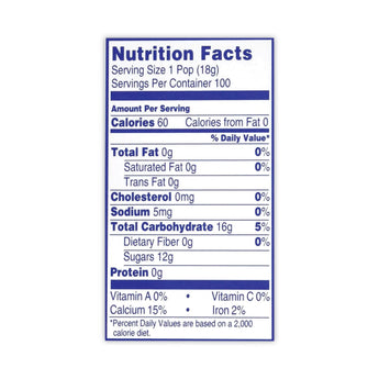 Blow Pops, Assorted Flavors, 0.64 oz, 100/Carton, Ships in 1-3 Business Days