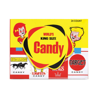 WORLD CONFECTIONS INC Candy Cigarettes, 1.3 oz, 24/Pack, Ships in 1-3 Business Days