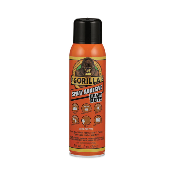 GORILLA GLUE COMPANY Spray Adhesive, 14 oz, Dries Clear