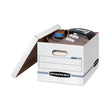 FELLOWES MFG. CO. STOR/FILE Storage Box, Letter/Legal Files, 12.5" x 16.25" x 10.5", White, 6/Pack