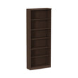 ALERA Alera Valencia Series Bookcase, Six-Shelf, 31.75w x 14d x 80.25h, Espresso