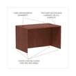 ALERA Alera Valencia Series Straight Front Desk Shell, 47.25" x 29.5" x 29.63", Medium Cherry