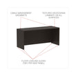ALERA Alera Valencia Series Credenza Shells, 65w x 23.6d x 29.5h, Espresso