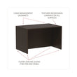 ALERA Alera Valencia Series Straight Front Desk Shell, 47.25" x 29.5" x 29.63", Espresso