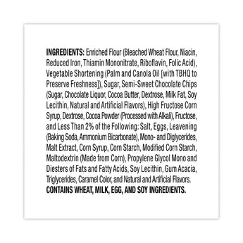 Big Chocolate Brownie, 2.5 oz Packet, 2 Brownies/Pack, 60 Packs/Carton, Ships in 1-3 Business Days