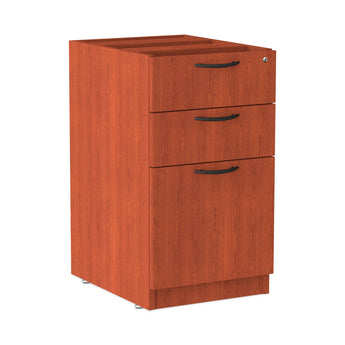 ALERA Alera Valencia Series Full Pedestal File, Left/Right, 3-Drawers: Box/Box/File, Legal/Letter, Cherry, 15.63