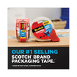 3850 Heavy-Duty Packaging Tape, 3" Core, 1.88" x 54.6 yds, Clear, 36/Carton