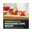 Sure Start Packaging Tape, 3" Core, 1.88" x 54.6 yds, Clear, 6/Pack