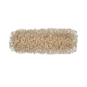 BOARDWALK Industrial Dust Mop Head, Hygrade Cotton, 24w x 5d, White