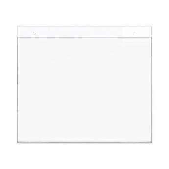 DEFLECTO CORPORATION Classic Image Wall-Mount Sign Holder, Landscape, 11 x 8.5, Clear