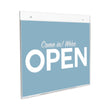 DEFLECTO CORPORATION Classic Image Wall-Mount Sign Holder, Landscape, 11 x 8.5, Clear
