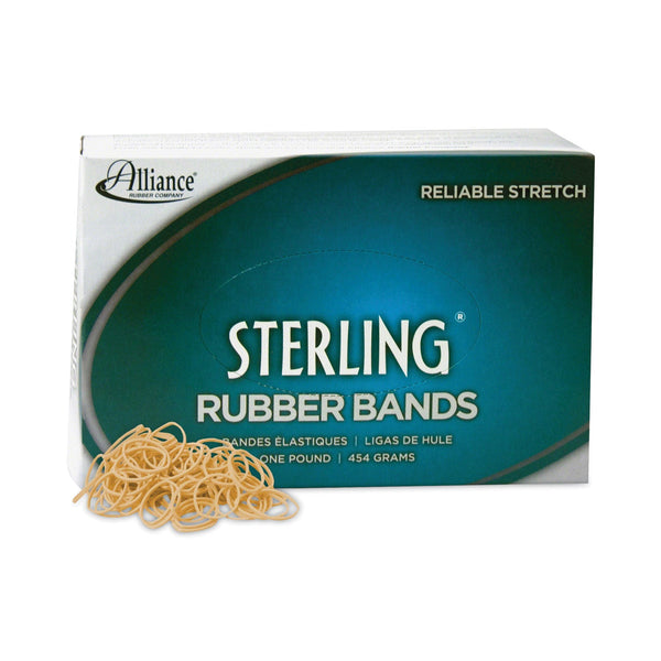 ALLIANCE RUBBER Sterling Rubber Bands, Size 10, 0.03" Gauge, Crepe, 1 lb Box, 5,000/Box