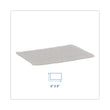 Light Duty Scour Pad, White, 6 x 9, White, 20/Carton