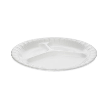 PACTIV EVERGREEN CORPORATION Placesetter Deluxe Laminated Foam Dinnerware, 3-Compartment Plate, 8.88