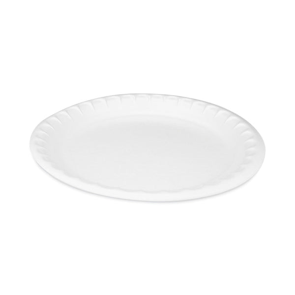 PACTIV EVERGREEN CORPORATION Placesetter Deluxe Laminated Foam Dinnerware, Plate, 10.25" dia, White, 540/Carton