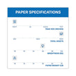 HAMMERMILL/HP EVERYDAY PAPERS Fore Multipurpose Print Paper, 96 Bright, 20 lb Bond Weight, 8.5 x 11, White, 500 Sheets/Ream, 10 Reams/Carton
