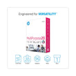 HEWLETT PACKARD COMPANY MultiPurpose20 Paper, 96 Bright, 20 lb Bond Weight, 8.5 x 11, White, 500/Ream