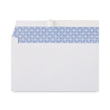 UNIVERSAL OFFICE PRODUCTS Peel Seal Strip Security Tint Business Envelope, #10, Square Flap, Self-Adhesive Closure, 4.25 x 9.63, White, 500/Box