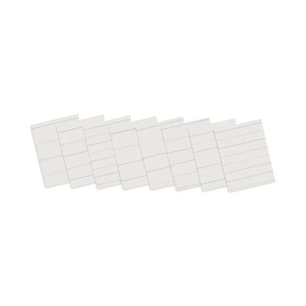 PACON CORPORATION Skip-A-Line Ruled Newsprint Paper, 3/4" Two-Sided Long Rule, 8.5 x 11, 500/Ream