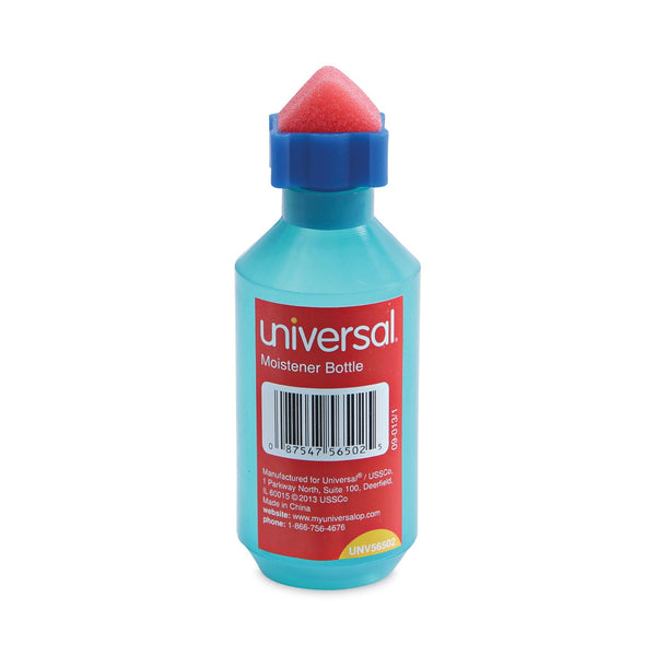 UNIVERSAL OFFICE PRODUCTS Squeeze Bottle Moistener, 2 oz, Blue