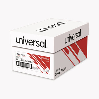 UNIVERSAL OFFICE PRODUCTS Copy Paper, 92 Bright, 20 lb Bond Weight, 8.5 x 11, White, 500 Sheets/Ream, 10 Reams/Carton