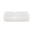 ADVANTUS CORPORATION Super Stacker Pencil Box, Plastic, 8.25 x 3.75 x 1.5, Clear