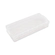 ADVANTUS CORPORATION Super Stacker Pencil Box, Plastic, 8.25 x 3.75 x 1.5, Clear