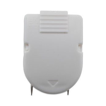 ADVANTUS CORPORATION Wall Clips for Fabric Panels, 40 Sheet Capacity, White, 20/Box
